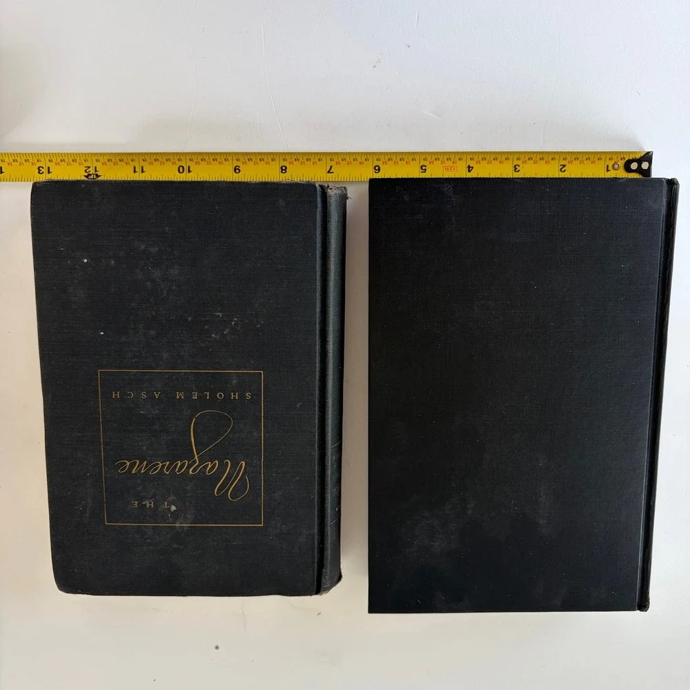 Vintage Black Decorative Books Set The Nazarene 1939 1000 Beautiful Things Gilt